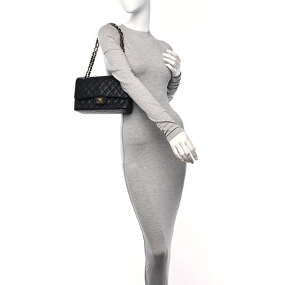 Chanel Caviar Quilted Medium Double Flap Black 3 of 11