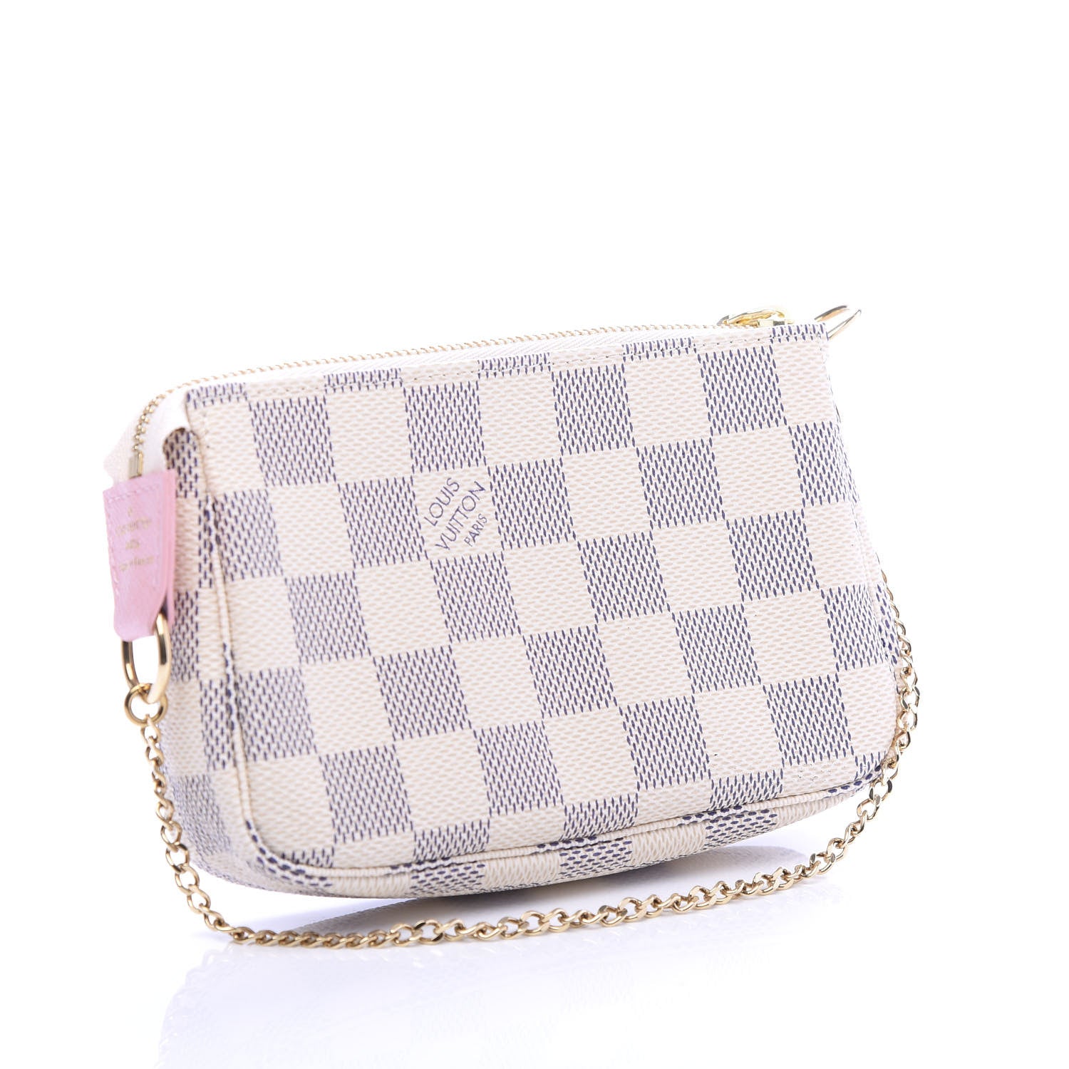 Louis Vuitton Damier Azur 2018 Christmas Animation Mini Pochette Accessories 3 of 8