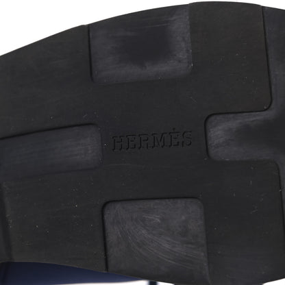 Hermes Technical Canvas Miles Sneakers 38 Marine Black 7 of 23