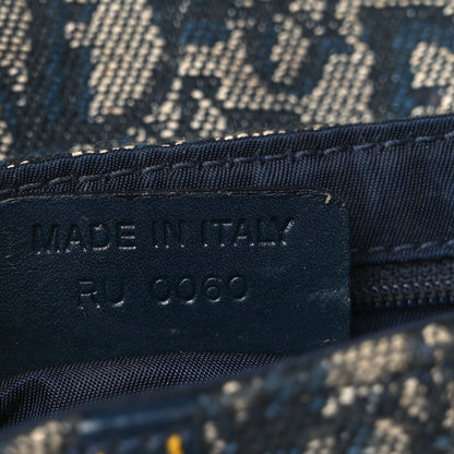 Christian Dior Monogram Saddle Bag Blue 7 of 12