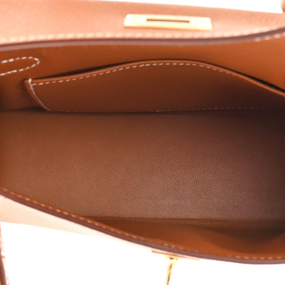 Hermes Epsom Mini Kelly Sellier 20 Gold 5 of 11