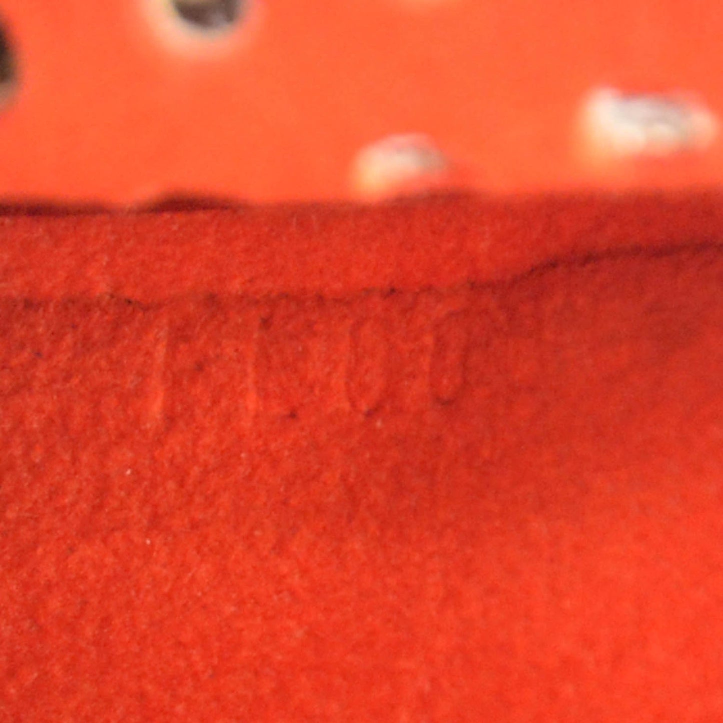 Monogram Perforated Pochette Plat Orange