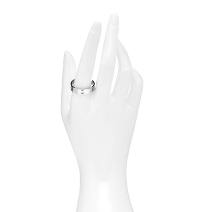 Cartier Platinum 5.5mm LOVE Ring 65 11 2 of 5