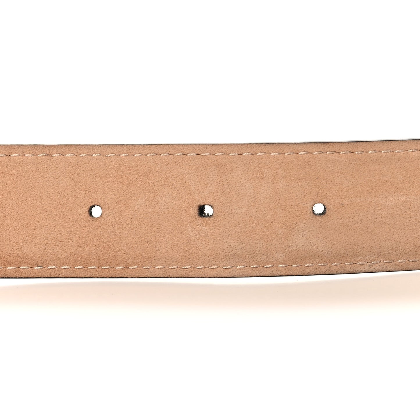 Crocodile Embossed Calfskin Belt 75 30 Black