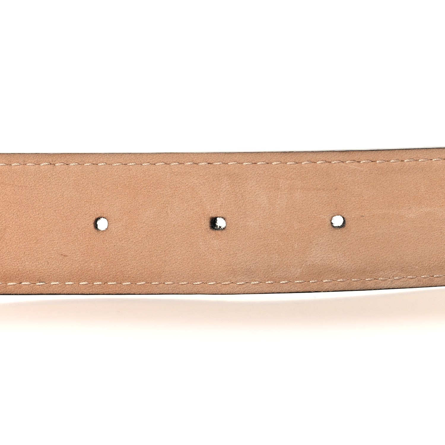 Chanel Crocodile Embossed Calfskin Belt 75 30 Black 4 of 6