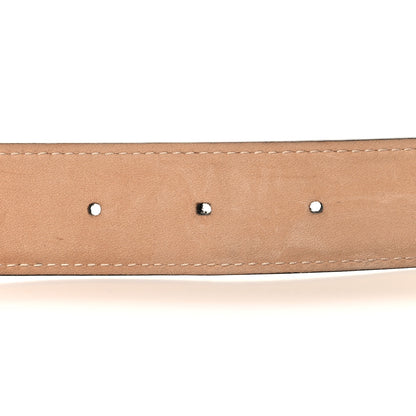 Chanel Crocodile Embossed Calfskin Belt 75 30 Black 4 of 6