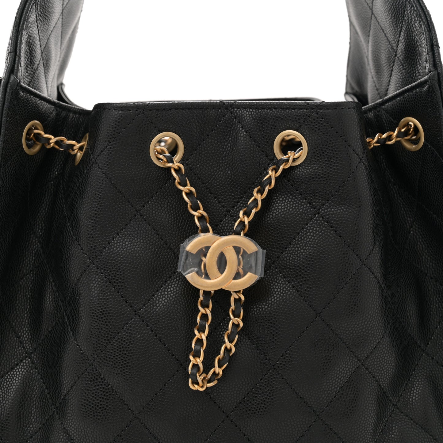 Caviar Quilted Small Chanel 25 Handbag Black