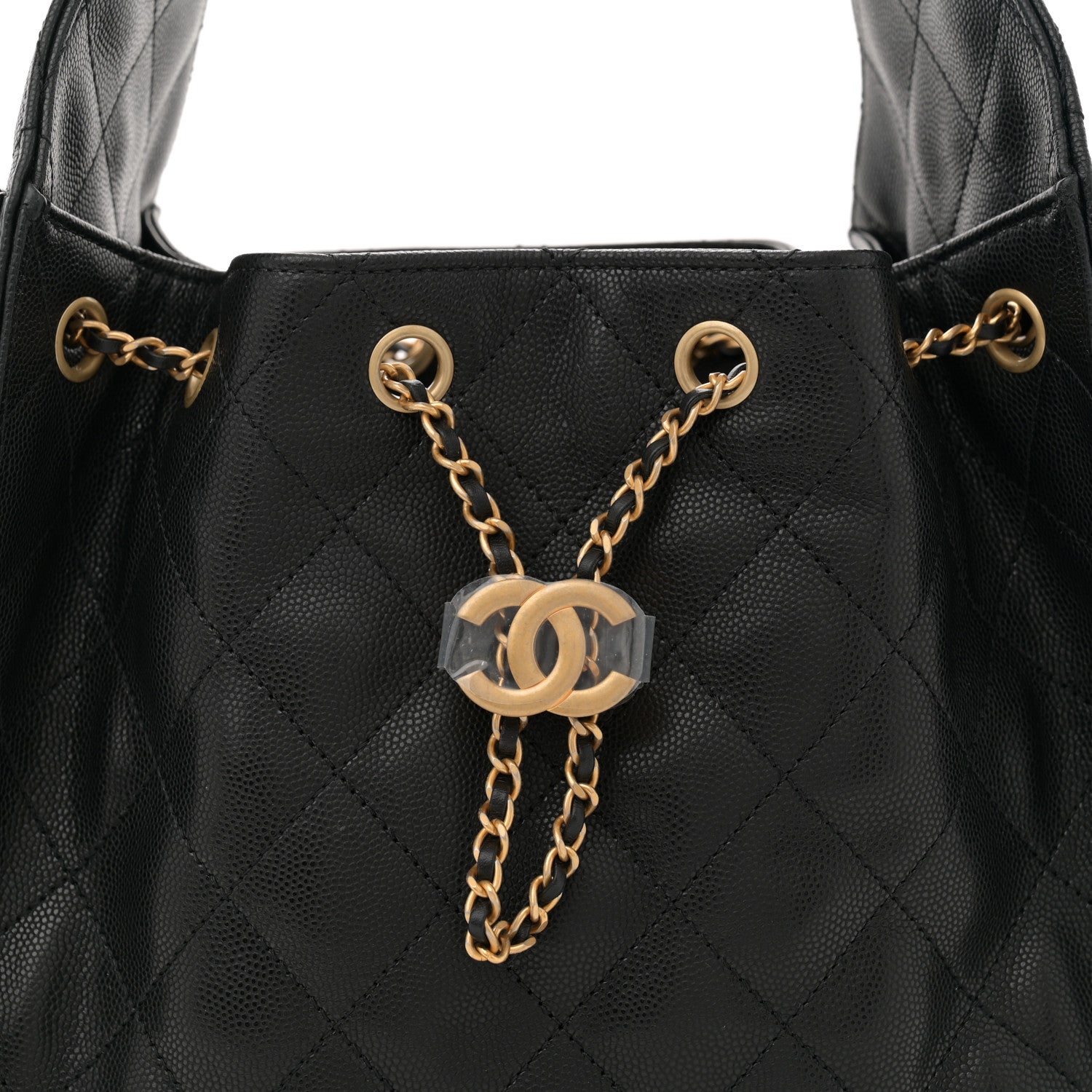 Chanel Caviar Quilted Small Chanel 25 Handbag Black 8 of 11