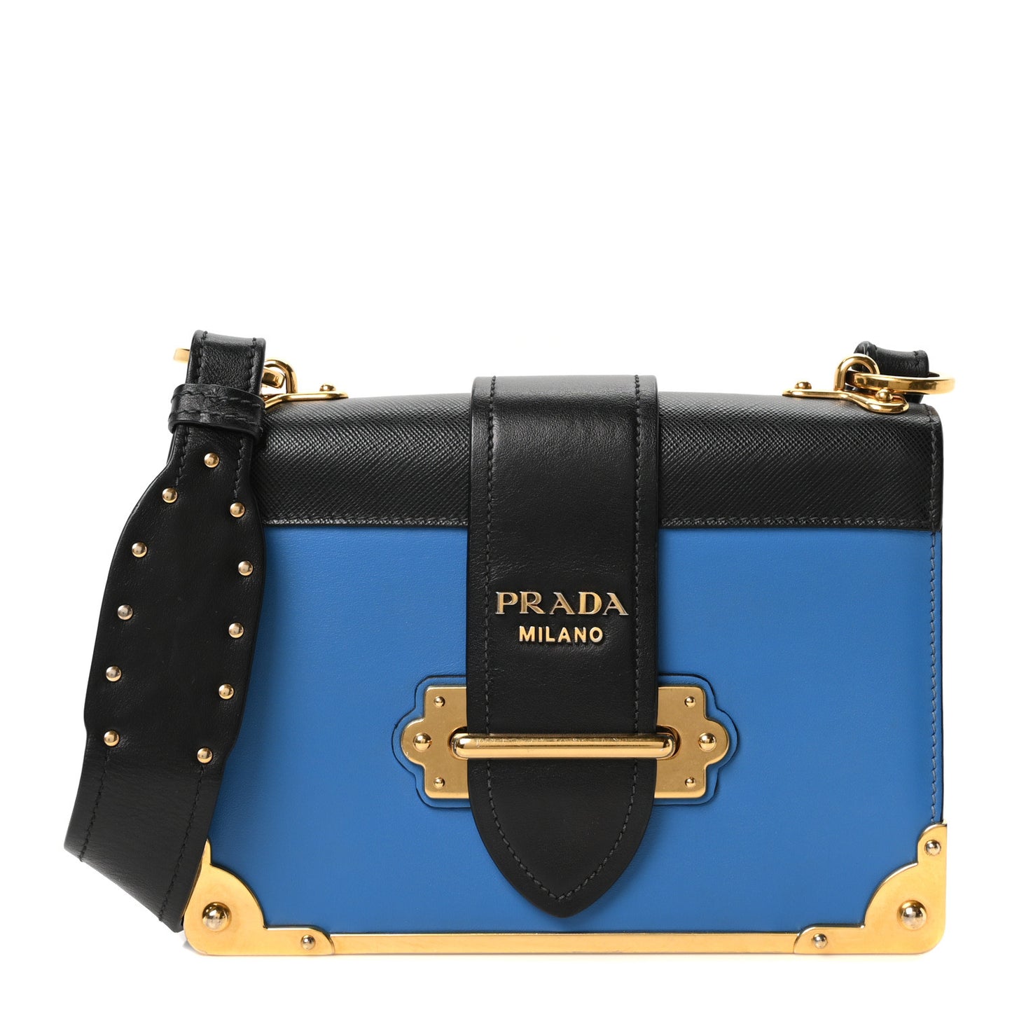 City Calf Saffiano Cahier Bag Marea Black