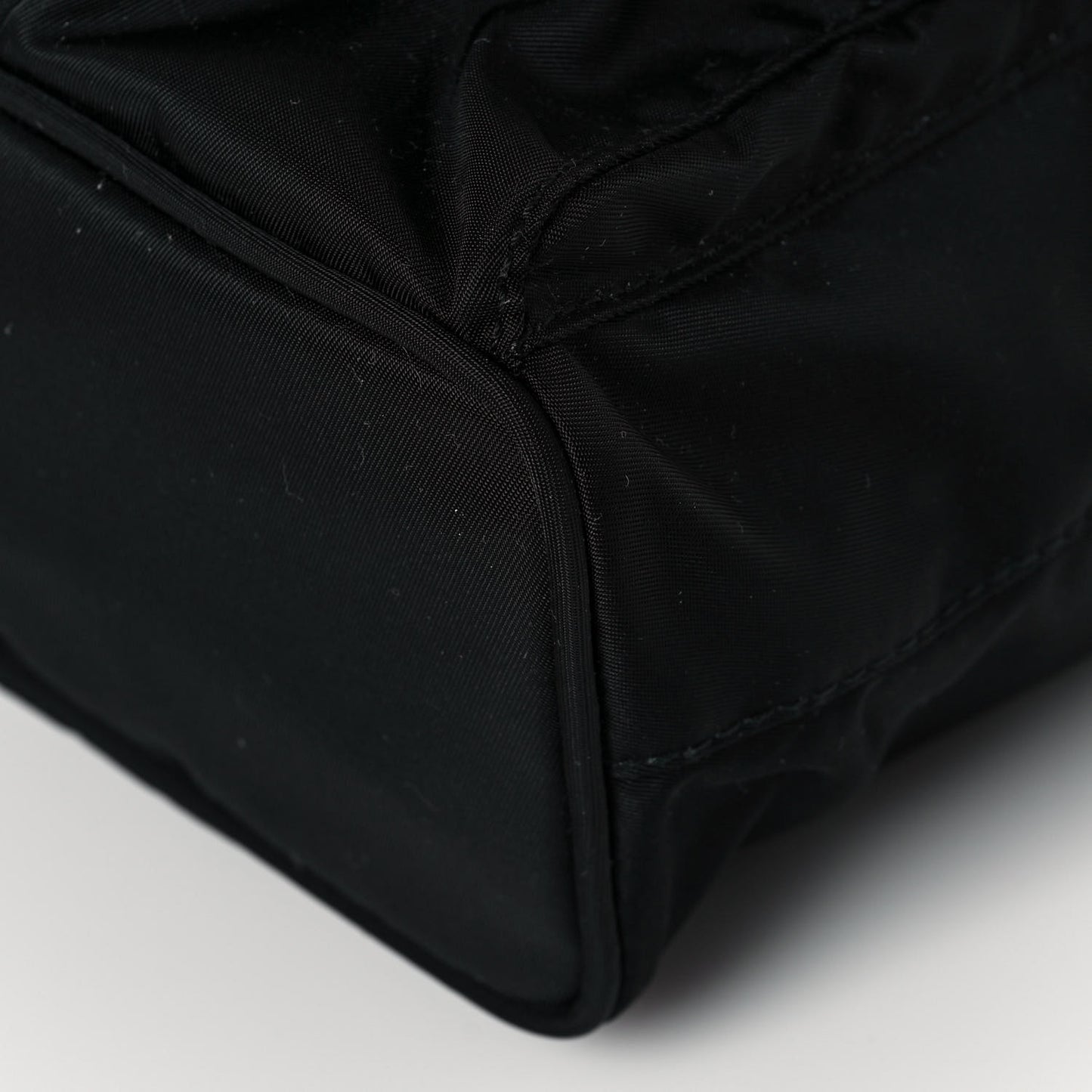 Nylon Vela Mini Crossbody Backpack Black