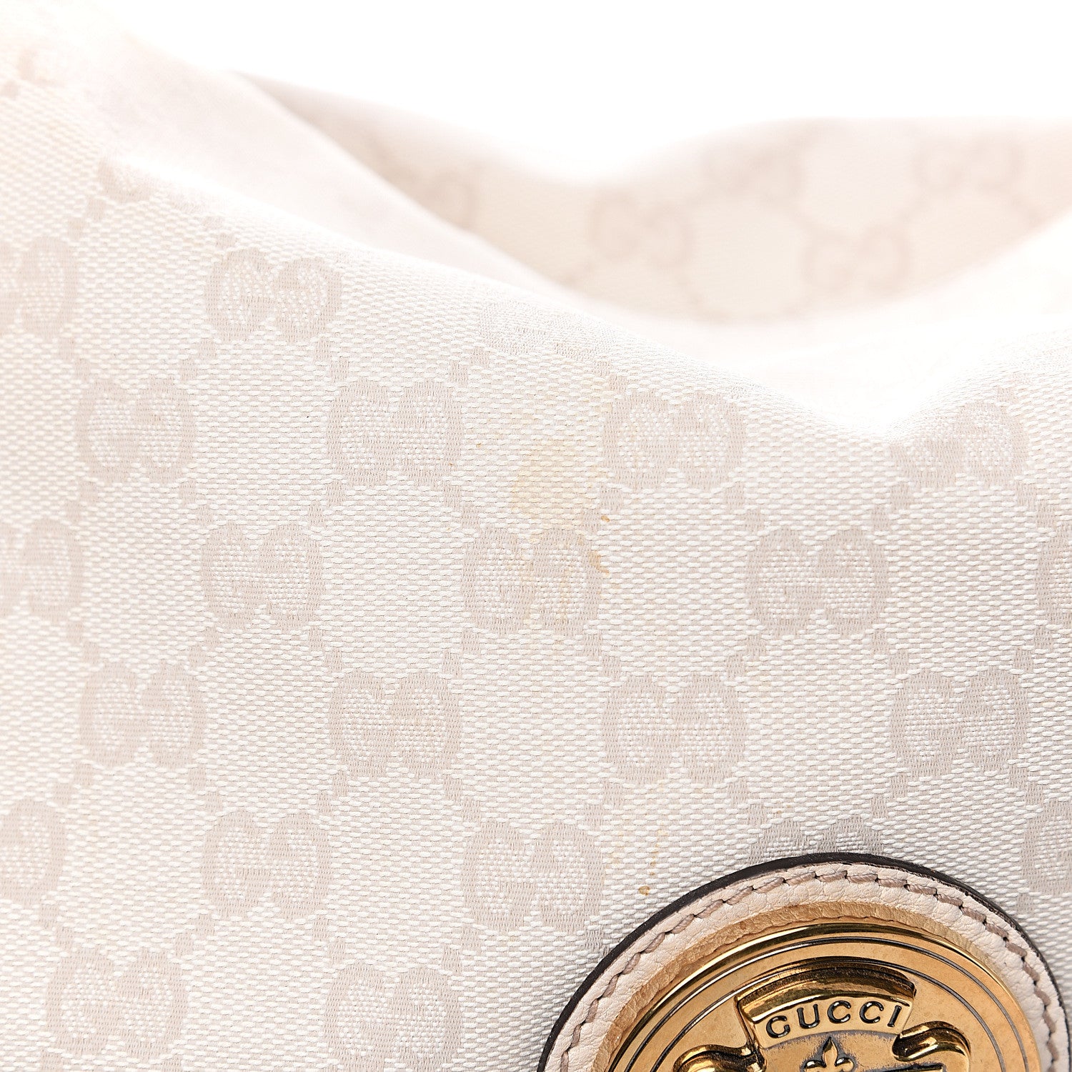 Gucci Monogram Medium Hysteria Tote Off White 9 of 10