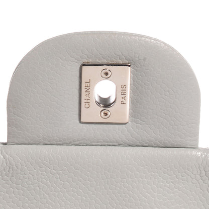 Chanel Caviar Jumbo Single Flap Grey 5 of 8