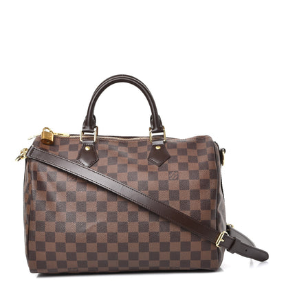 Louis Vuitton Damier Ebene Speedy Bandouliere 30 1 of 9