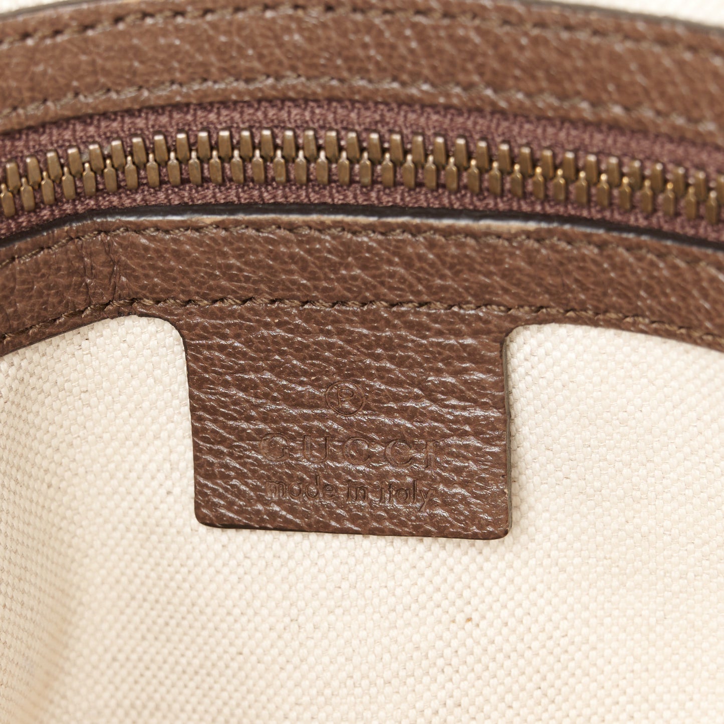 GG Supreme Monogram Web Small Ophidia Messenger Bag Brown