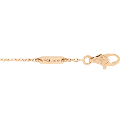 Van Cleef & Arpels 18K Yellow Gold Mother of Pearl Sweet Alhambra Butterfly Bracelet 3 of 5