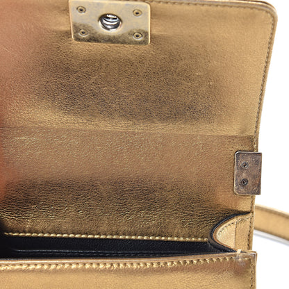 Chanel Galuchat Stingray Mini Boy Flap Gold 14 of 14
