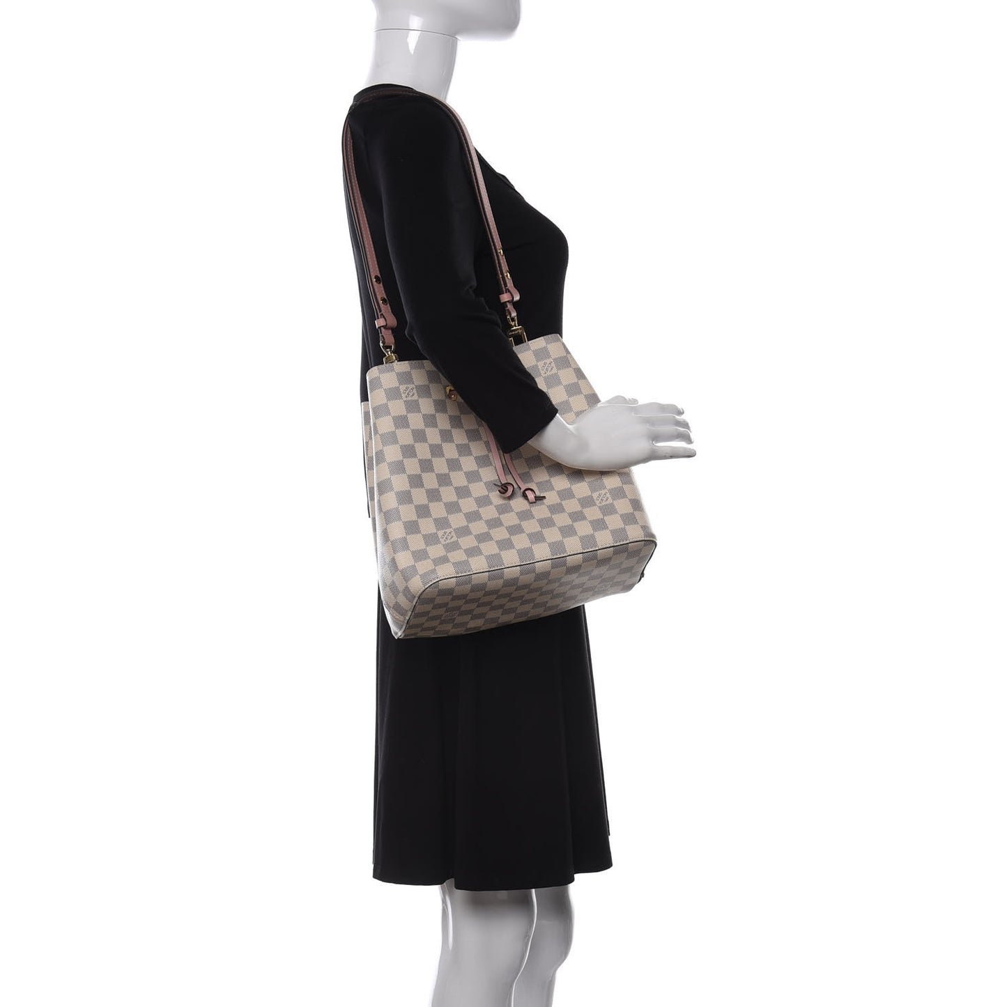 Damier Azur Neonoe MM Eau De Rose