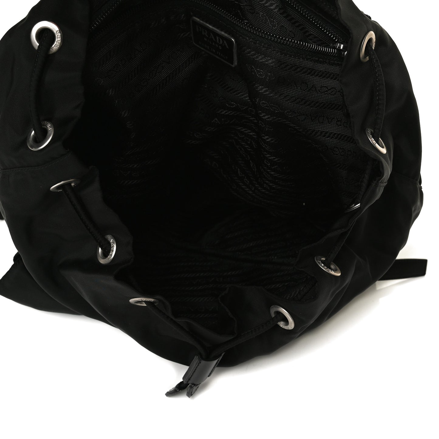 Nylon Vela Small Backpack Black