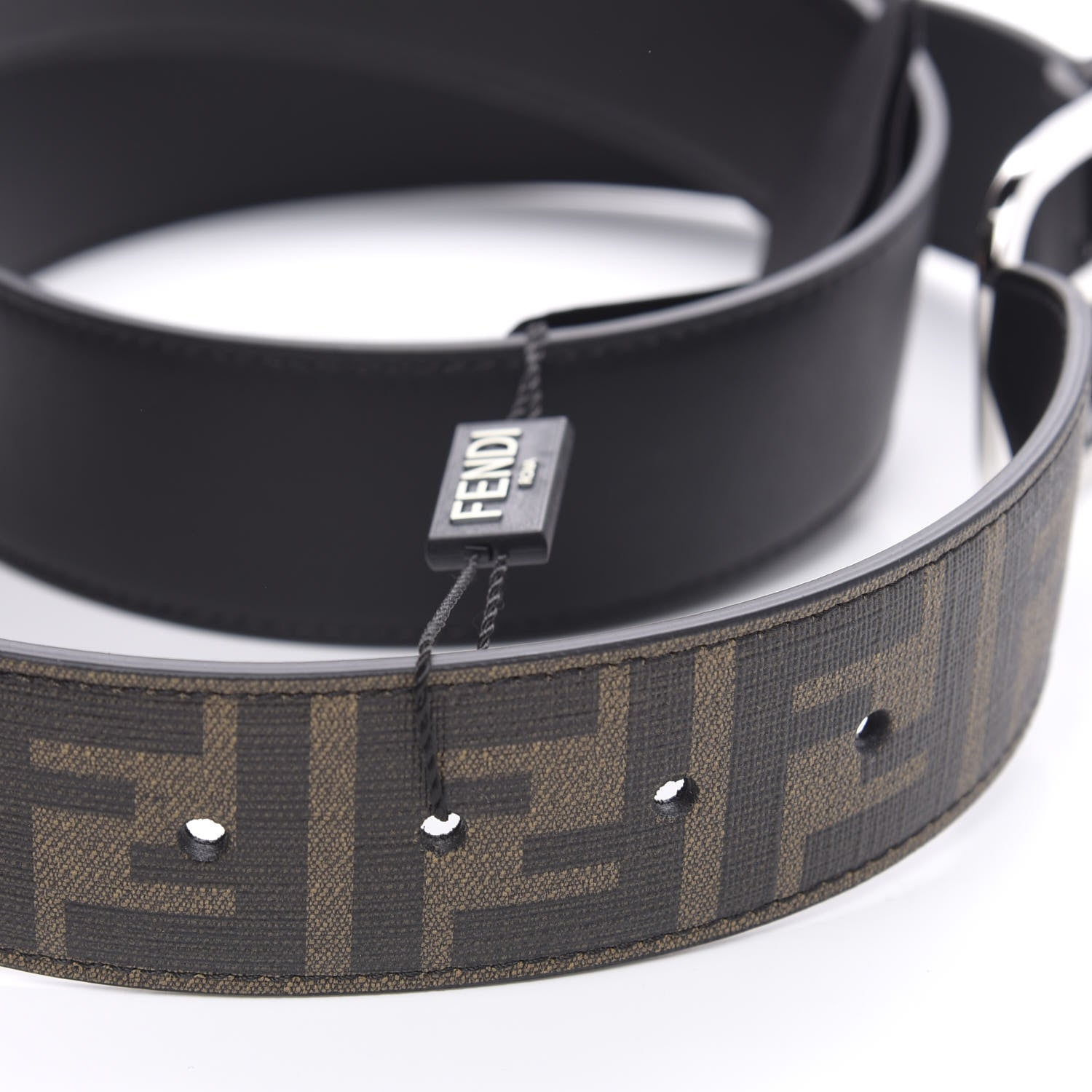 Fendi Calfskin Belt 105 42 Black 4 of 6
