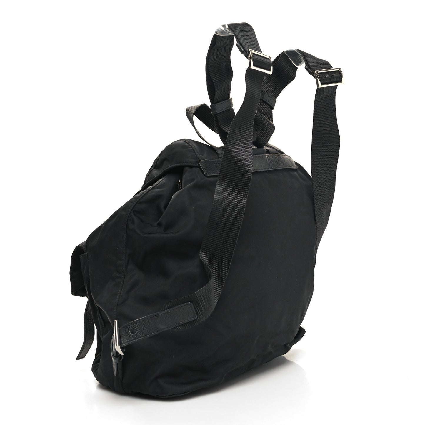 Nylon Vela Medium Backpack Black