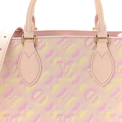 Louis Vuitton Empreinte Monogram Summer Stardust Onthego PM Pink 7 of 9