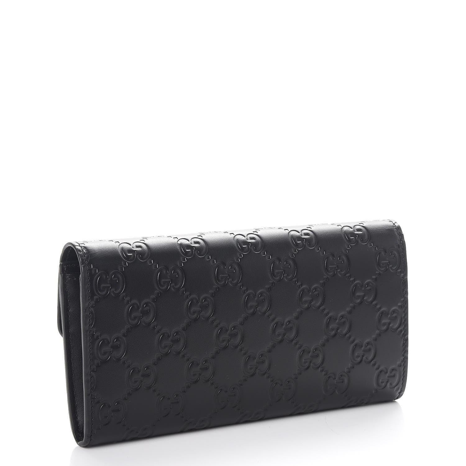 Gucci Guccissima Signature Icon Continental Wallet Black 3 of 8