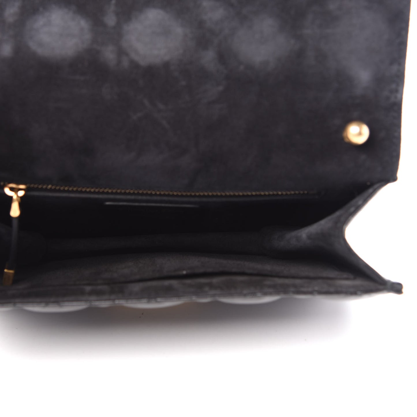 Lambskin Cannage Small Dioraddict Flap Bag Black