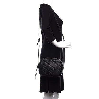 Gucci Microguccissima Mini Bree Messenger Bag Black 2 of 10