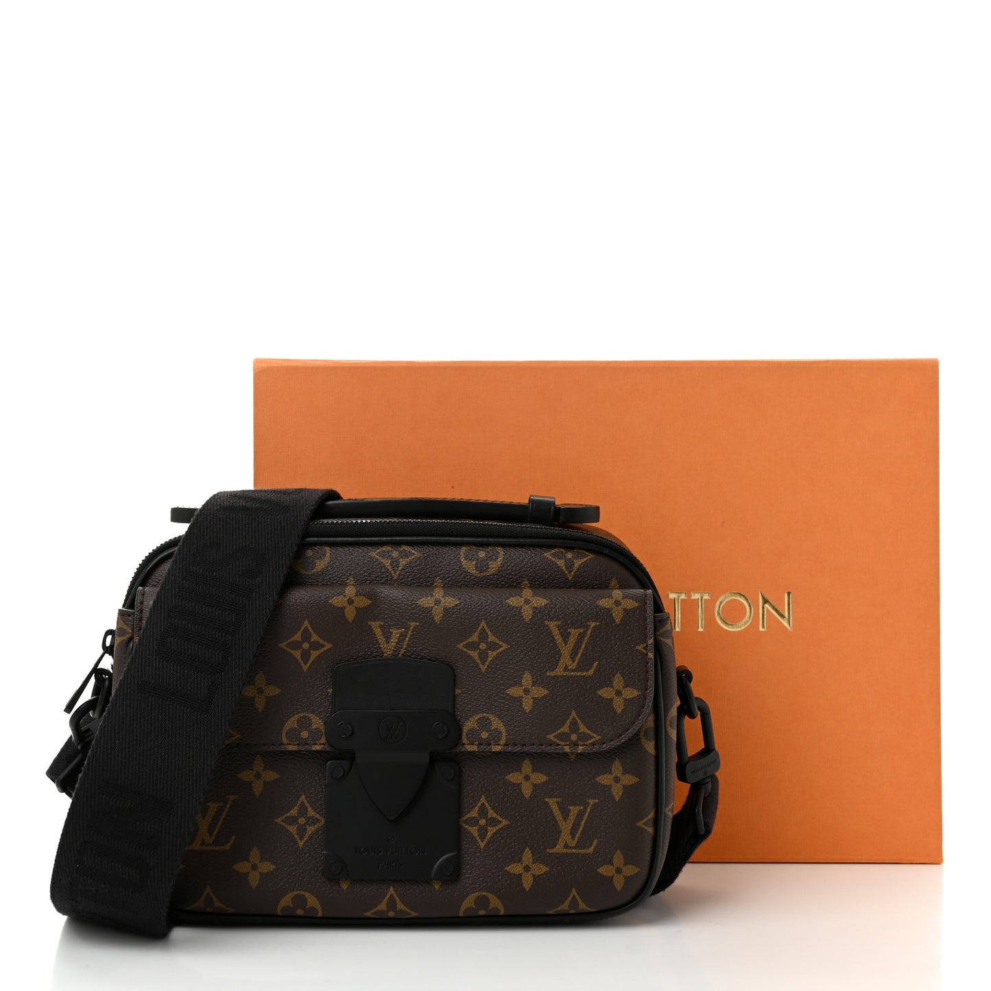 Monogram Macassar S Lock Messenger