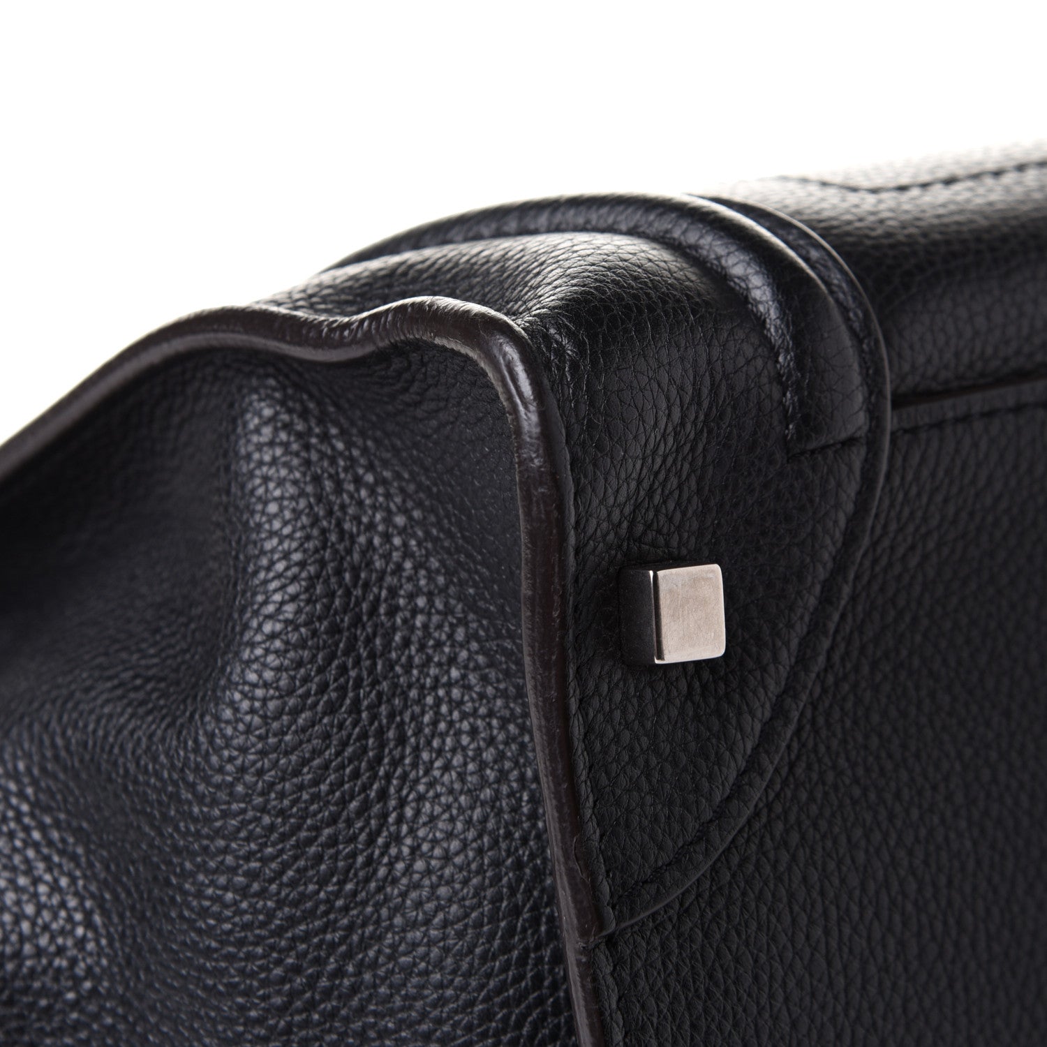 Celine Drummed Calfskin Mini Luggage Black 8 of 11