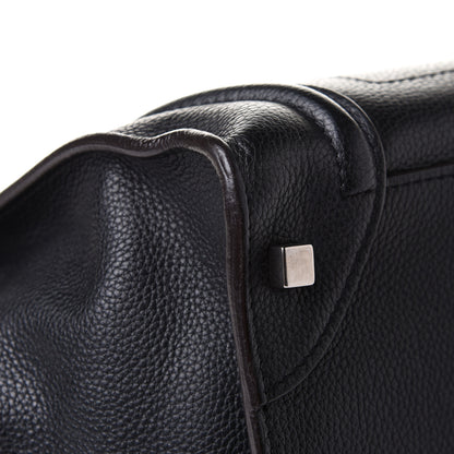 Celine Drummed Calfskin Mini Luggage Black 8 of 11