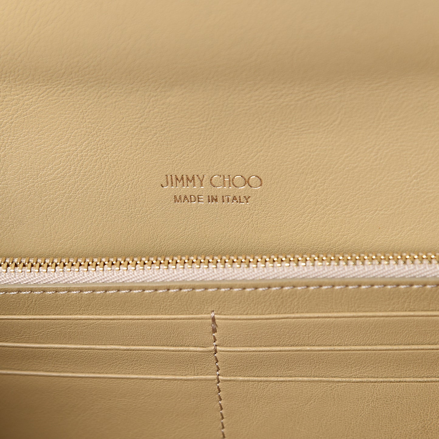 Patent Suede Milla Wallet on Chain Nude
