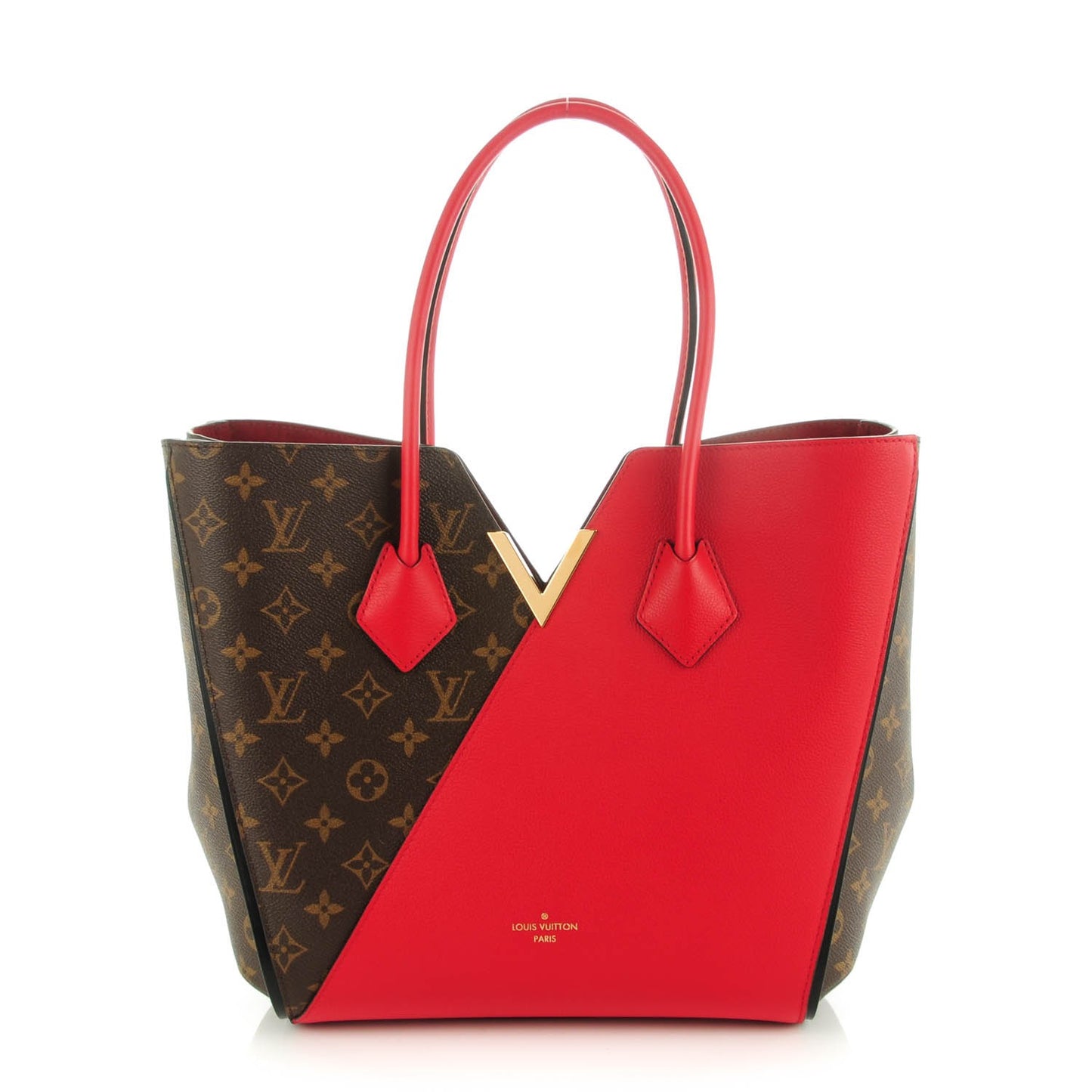 Calfskin Monogram Kimono Tote Cherry