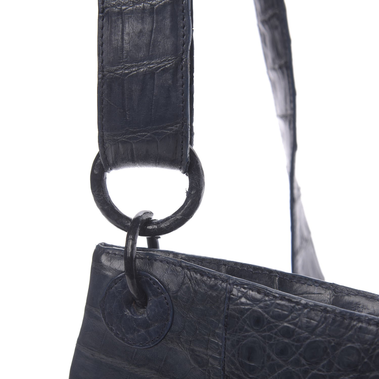 Nancy Gonzalez Crocodile Crossbody Bag Dark Blue 13 of 17