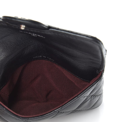 Chanel Lambskin Quilted Coin Purse Black 5 of 9