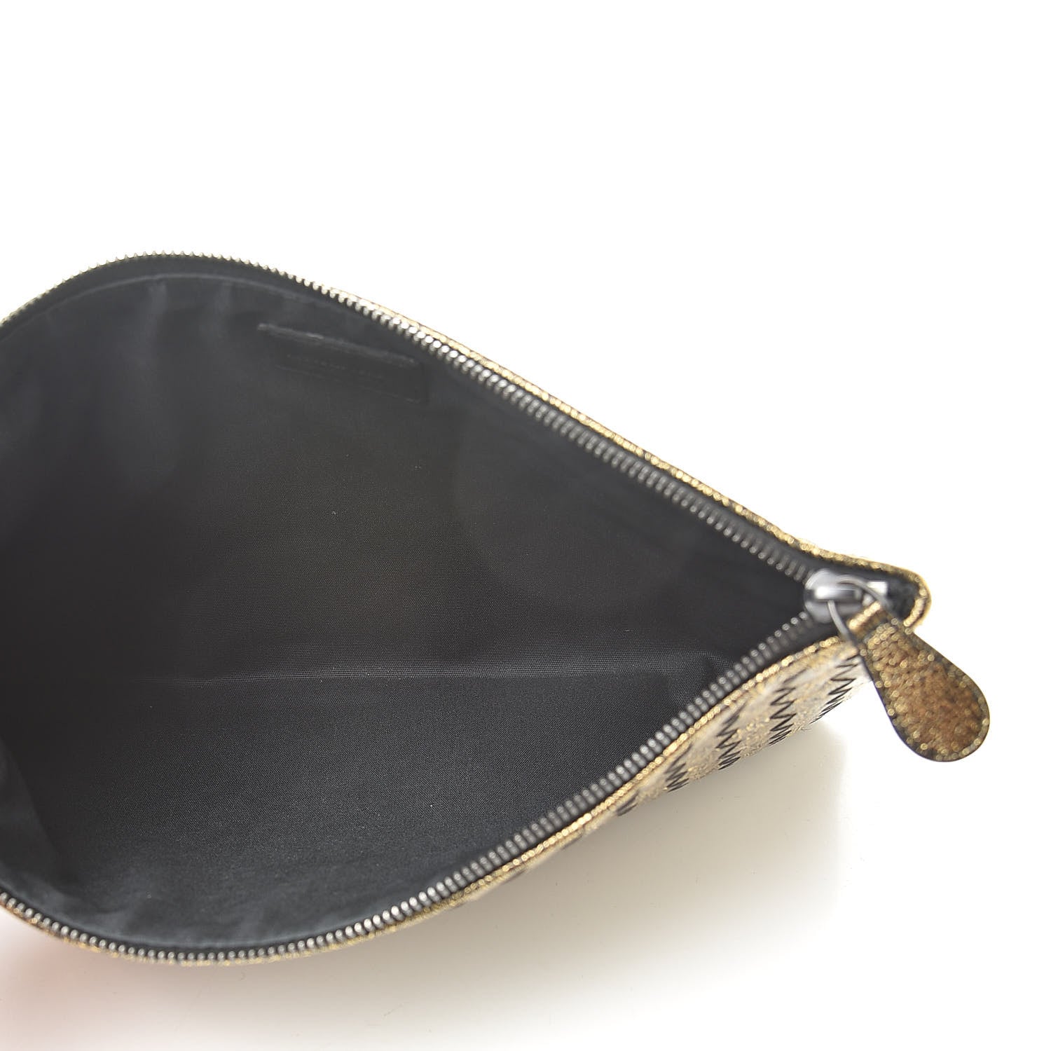 Bottega Veneta Metallic Calf Intrecciato Biletto Oro Scuro 5 of 7