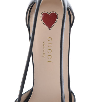 Gucci Calfskin Crystal GG Unia Pumps 37.5 Black 9 of 11