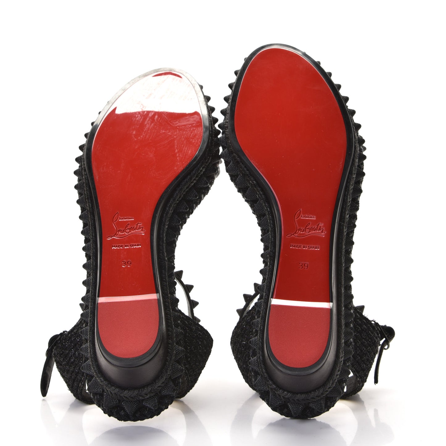 Calfskin Lata 60 Sandals 39 Black
