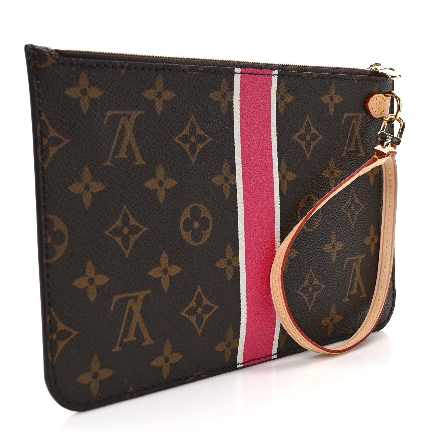 Louis Vuitton Monogram My LV Heritage Neverfull MM GM Pochette Fuchsia White 3 of 9