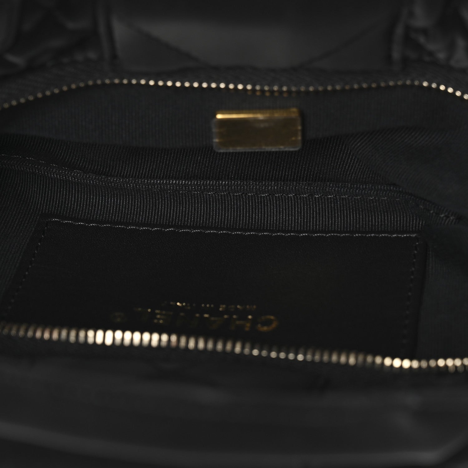 Chanel Velvet Effect Nylon Quilted Mini Bow Bag Black 5 of 10