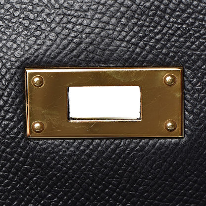 Hermes Epsom Kelly Sellier 35 Black 17 of 35