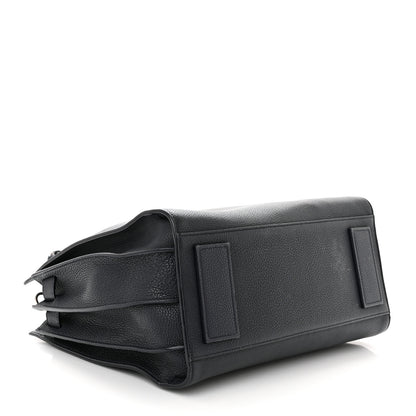 Saint Laurent Grained Calfskin Small Supple Sac De Jour Navy 4 of 12