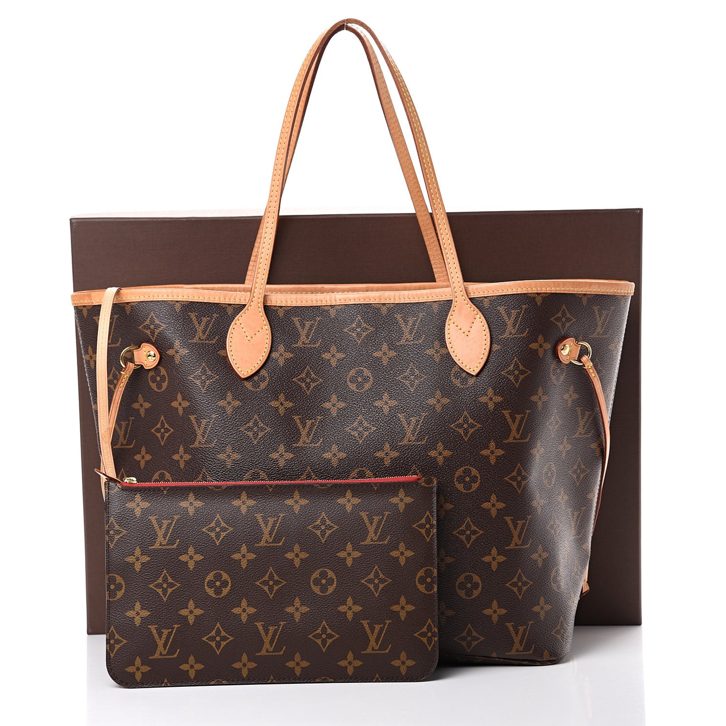 Monogram Neo Neverfull MM Cherry