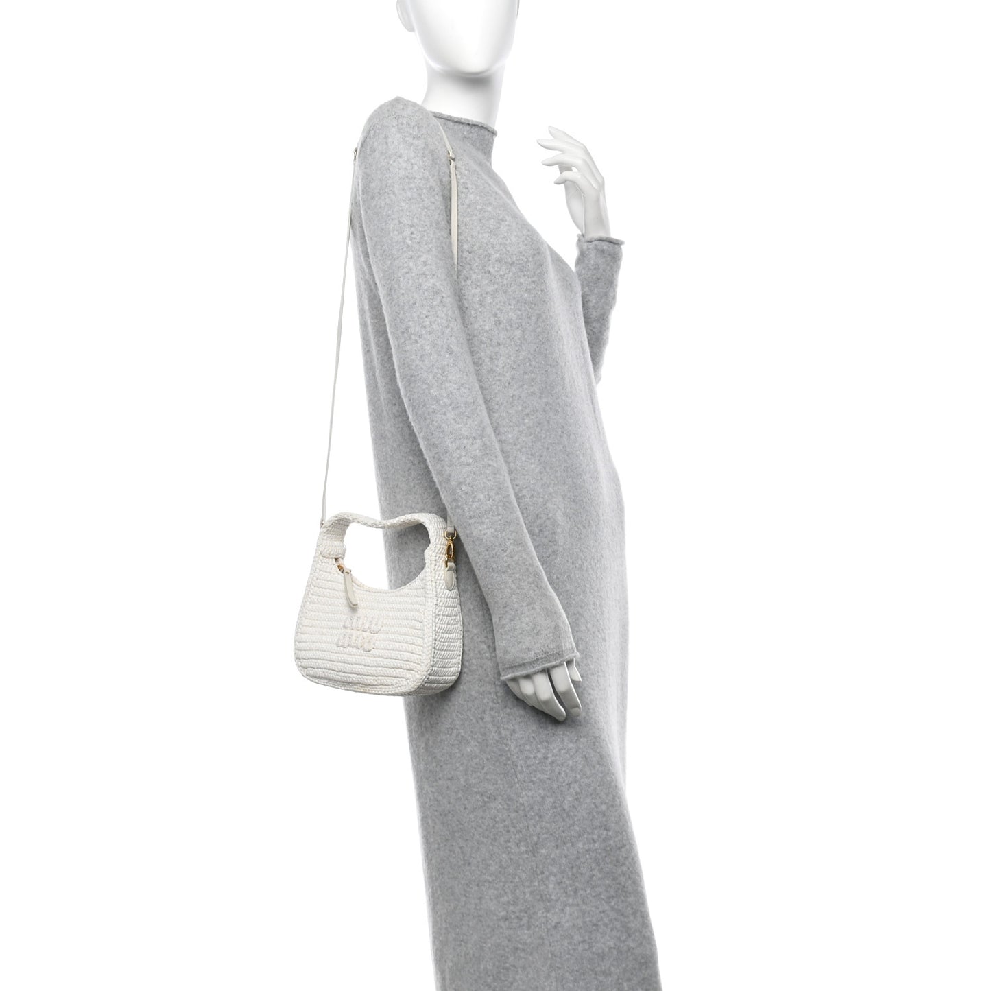 Crochet Mini Wander Hobo White