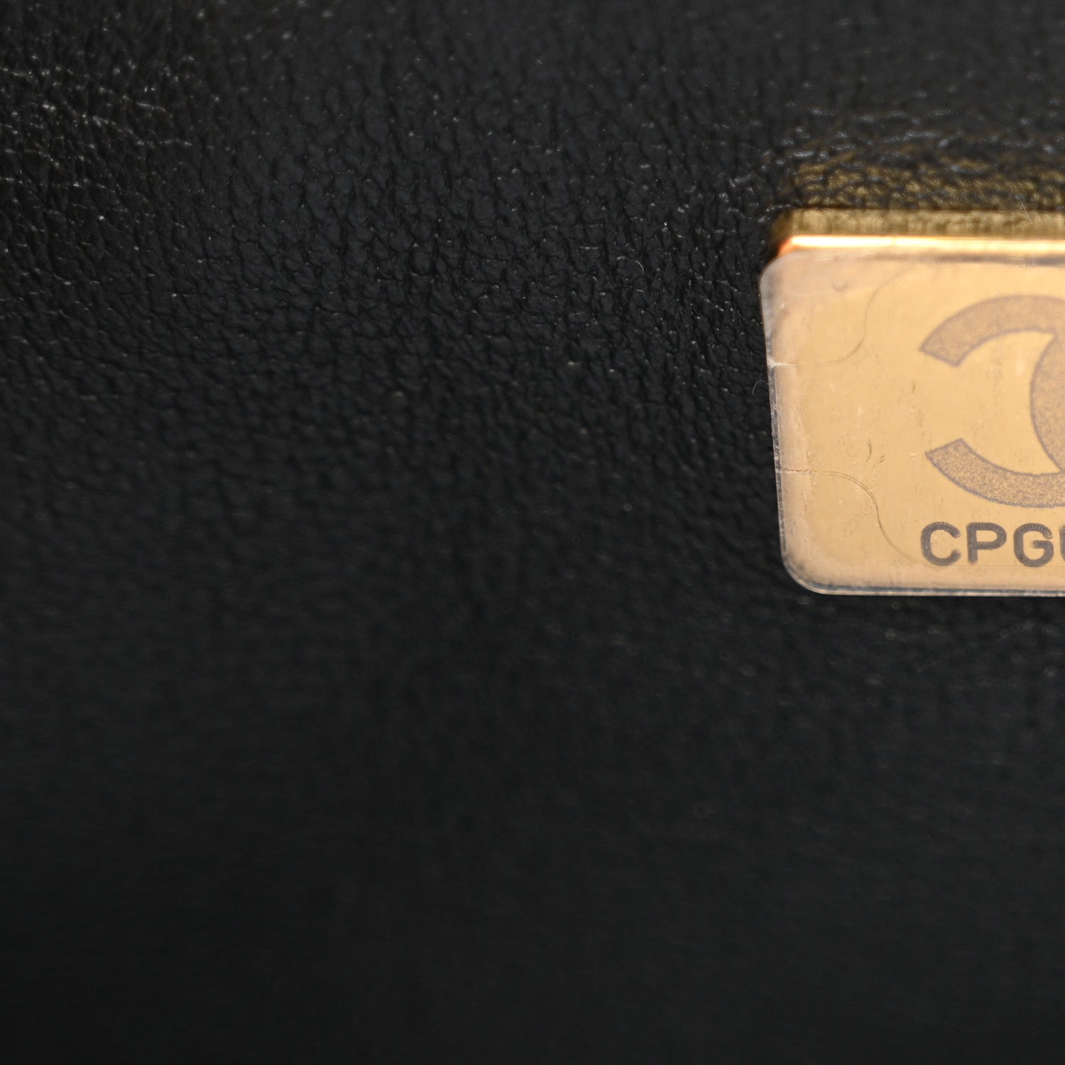 Chanel Lambskin Enamel Pearl Quilted Mini Charm Me Square Flap Black 7 of 10