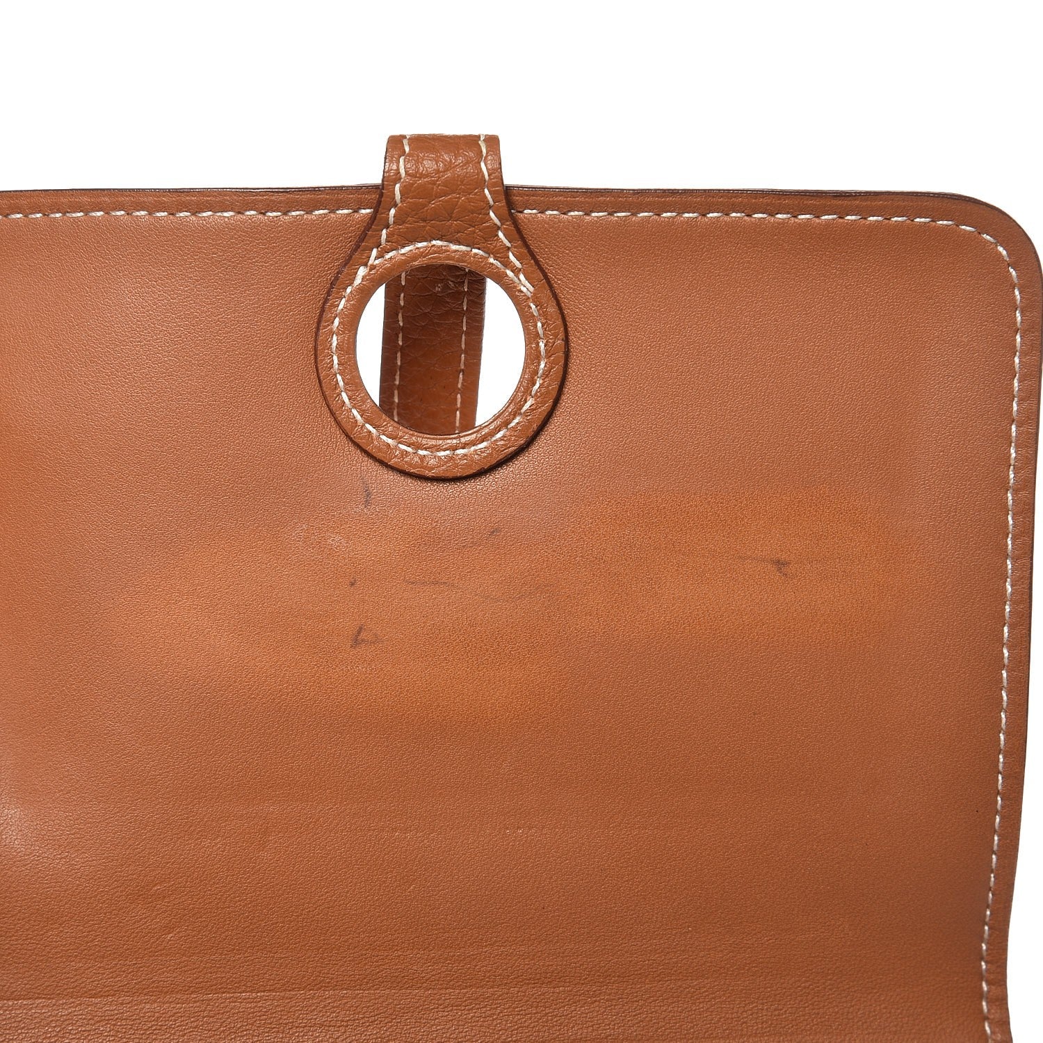 Hermes Togo Dogon Compact Wallet Gold 8 of 9