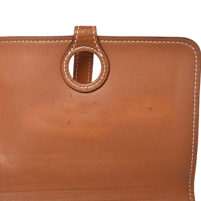 Hermes Togo Dogon Compact Wallet Gold 8 of 9