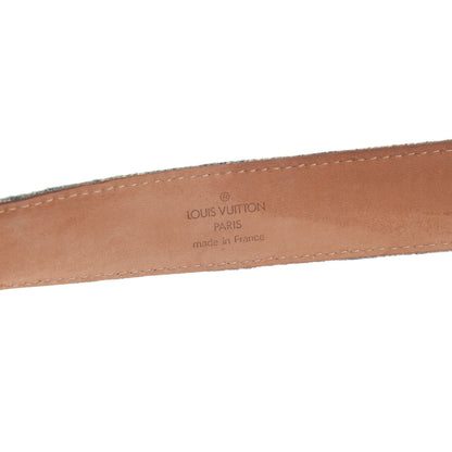 Louis Vuitton Monogram Denim Belt 90 36 Blue 4 of 12