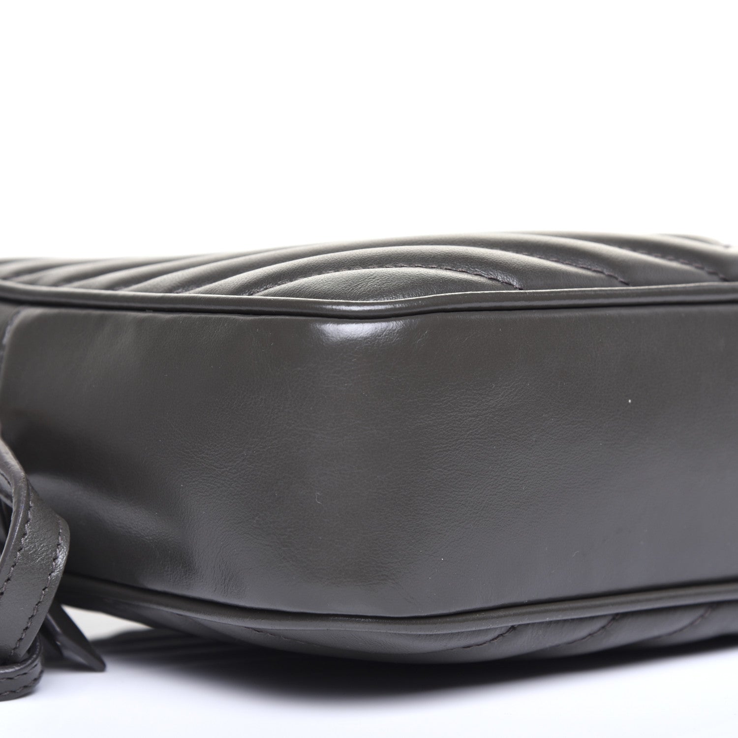 Saint Laurent Calfskin Matelasse Monogram Lou Camera Bag Military Olive 6 of 10