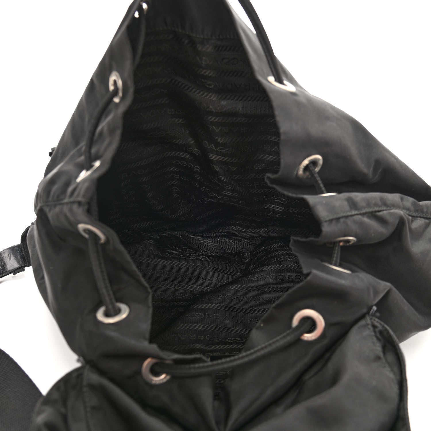 Prada Tessuto Nylon Vela Small Backpack Black 5 of 14